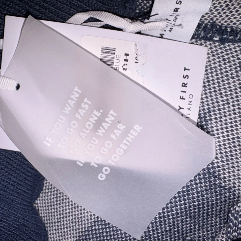 NWT Designer Family First Navy Floral Knit Drawstring Men’s Shorts M - Picture 7 of 9